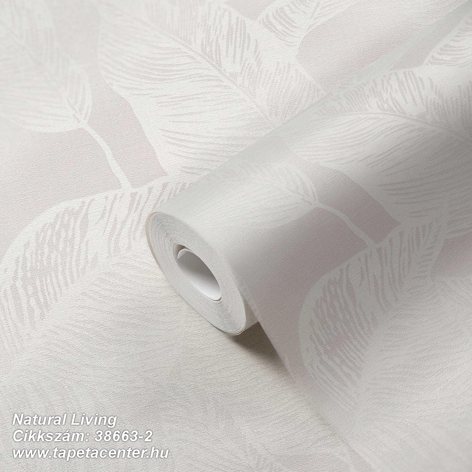 Természeti mintás,textil hatású,szürke,lemosható,vlies tapéta 